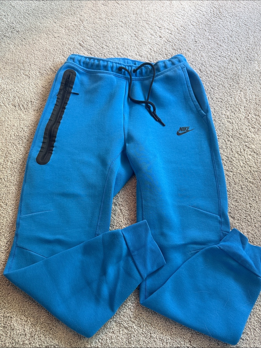 Nike  Bright Blue Jogger Pants with Black Accents